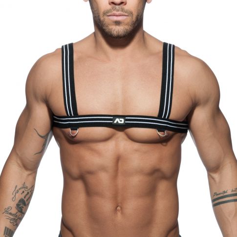 HARNESS STRIPES NOIR AD676 - ADDICTED