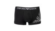 BOXER PURE ORGANIC COTTON NOIR - EMPORIO ARMANI