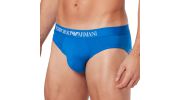 SLIP PURE ORGANIC COTTON BLEU - EMPORIO ARMANI