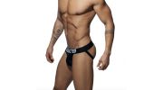 JOCK STRAP PUSH UP EN MESH NOIR AD773 - ADDICTED