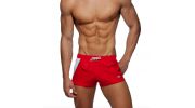 SHORT DE BAIN RACING SIDE ROUGE ADS232 - ADDICTED