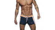 SHORT DE BAIN STRIPES BASIC MARINE ADS214 - ADDICTED