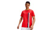 T-SHIRT CREW NECK ROUGE M01744  - TOMMY HILFIGER