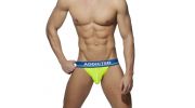 JOCK STRAP COCKRING C-THROUGH JAUNE FLUO AD921 - ADDICTED