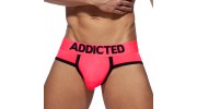 SLIP DE BAIN COCKRING C-THROUGH ROSE FLUO AD917 - ADDICTED