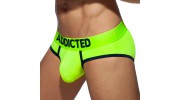 SLIP DE BAIN COCKRING C-THROUGH JAUNE FLUO AD917 - ADDICTED