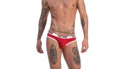 SLIP BOTTOMLESS MAXIME ROUGE/BLANC 91730 - BARCODE