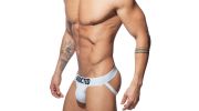 JOCK STRAP PUSH UP EN MESH BLANC AD773 - ADDICTED