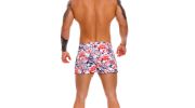 MINI SHORT DE BAIN JAMES BLEU/BLANC/ROUGE 1159 - JOR