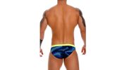 SLIP DE BAIN BIKINI WAVES MILITAIRE BLEU 1143 - JOR