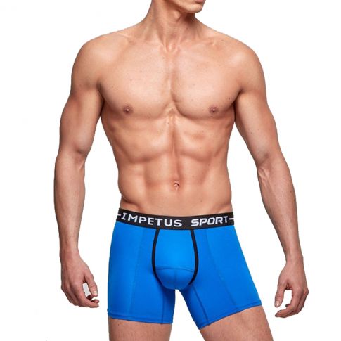 BOXER LONG SPORT ERGONOMIC BLEU - IMPETUS