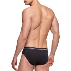 SLIP COTTON STRETCH NOIR - IMPETUS