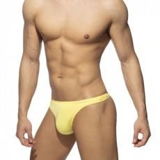 STRING COTON JAUNE PASTEL AD986 - ADDICTED