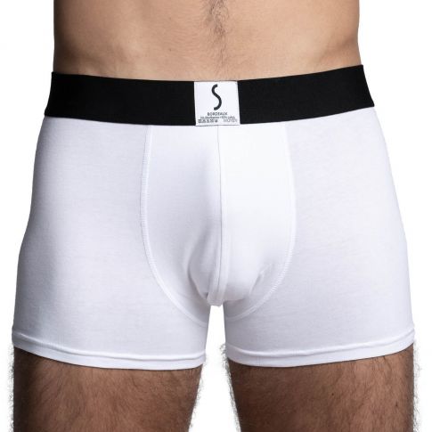 BOXER ARPENANS BLANC - S BORDEAUX® 