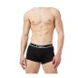 LOT DE 3 BOXERS NOIR/VERT FONCE - STRETCH COTON - EMPORIO ARMANI 