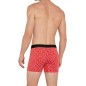 BOXER MOTIF FLEURI ROUGE 1224K39 - IMPETUS