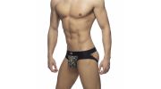 JOCK STRAP LEO STRIPE KAKI AD980 - ADDICTED