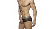 BOXER SNAKE TULLE TRANSPARENT NOIR AD1016 - ADDICTED