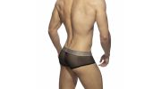 BOXER SNAKE TULLE TRANSPARENT NOIR AD1016 - ADDICTED