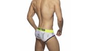 SLIP CACTUS SWIMDERWEAR BLANC AD1005 - ADDICTED