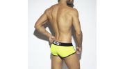 BOXER SPORTIVE JAUNE FLUO UN495 - ES COLLECTION