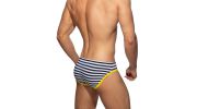 SLIP DE BAIN SAILOR MARINIERE JAUNE ADS286 - ADDICTED