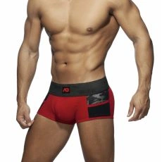 BOXER ARMY PUSH UP COMBI ROUGE AD784 - ADDICTED