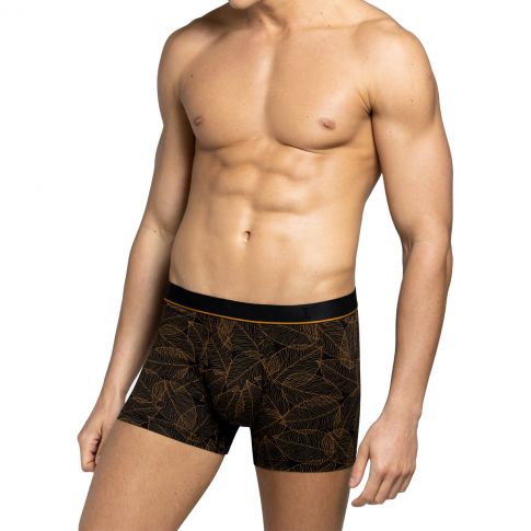 BOXER NOIR A MOTIF 1221K9000 - IMPETUS