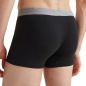 BOXER TRUNK NOIR EN COTON A LOGO UM0UM02178  - TOMMY JEANS