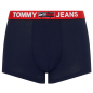 BOXER TRUNK BLEU MARINE EN COTON A LOGO  UM0UM02178  - TOMMYJEANS