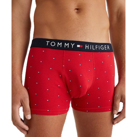 BOXER EN JERSEY TRUNK ROUGE UM0UM01831- TOMMY HILFIGER