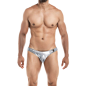 BIKINI TAILLE BASSE ARGENT PROVOCATIVE C4M01- CUT4MEN