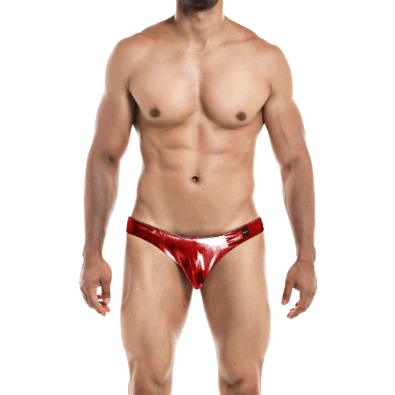 BIKINI TAILLE BASSE ROUGE PROVOCATIVE C4M01- CUT4MEN