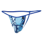 STRING FICELLE BLEU A MOTIF SERPENT PROVOCATIVE C4M02- CUT4MEN