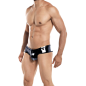 BIKINI BRESILIEN NOIR BRILLANT PROVOCATIVE  C4M05- CUT4MEN