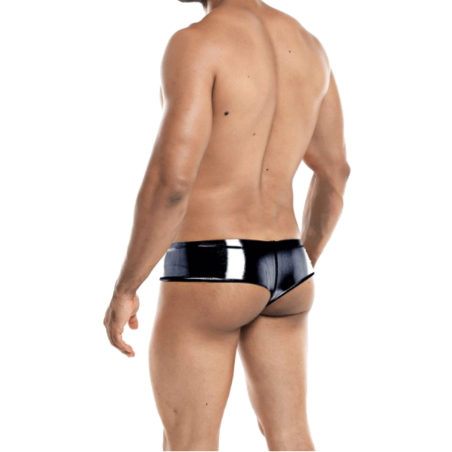 BIKINI BRESILIEN NOIR BRILLANT PROVOCATIVE  C4M05- CUT4MEN