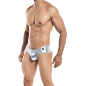 BIKINI BRESILIEN ARGENT BRILLANT PROVOCATIVE  C4M05- CUT4MEN