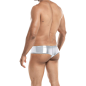 BIKINI BRESILIEN ARGENT BRILLANT PROVOCATIVE  C4M05- CUT4MEN