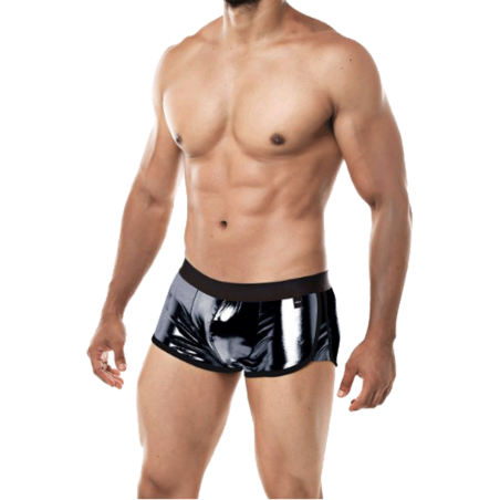 BOXER ATHLETIQUE NOIR BRILLANT PROVOCATIVE  C4M06- CUT4MEN