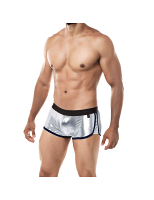 BOXER ATHLETIQUE ARGENT BRILLANT PROVOCATIVE  C4M06- CUT4MEN