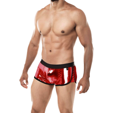 BOXER ATHLETIQUE ROUGE BRILLANT PROVOCATIVE  C4M06- CUT4MEN