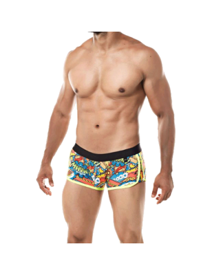 BOXER ATHLETIQUE CARTOON PROVOCATIVE  C4M06- CUT4MEN