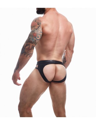 JOCKSTRAP NOIR DUNGEON - BL4CK02 - CUT4MEN