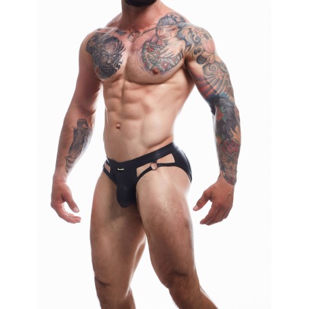 JOCKSTRAP NOIR DUNGEON - BL4CK02 - CUT4MEN