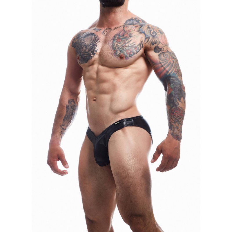 SLIP BIKINI NOIR BOOST - BL4CK04 - CUT4MEN