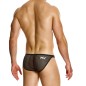 SLIP TAILLE BASSE EN CROCHET NOIR ET BLANC 01414 - MODUS VIVENDI