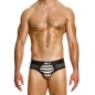 SLIP BOTTOMLESS EN CROCHET NOIR ET BLANC 01413 - MODUS VIVENDI