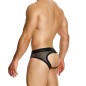 SLIP BOTTOMLESS EN CROCHET NOIR ET BLANC 01413 - MODUS VIVENDI