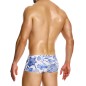 SLIP DE BAIN VIENNESE COUPE BRAZIL A FLEURS BLEUES GS2421 - MODUS VIVENDI