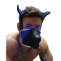 MASQUE CHIEN POUNTDOWN NEON BLEU 2312M - BREEDWELL